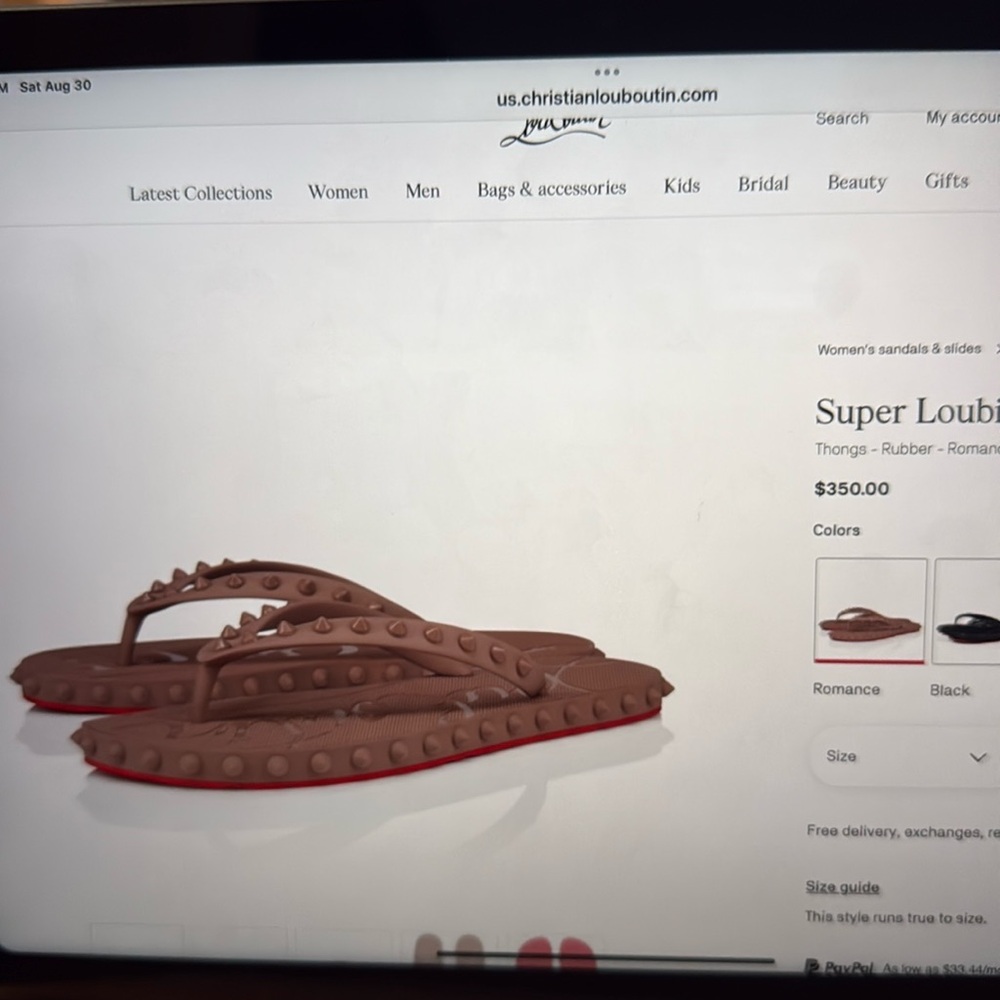 Christian Louboutin Super Loubi Flip